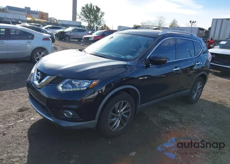 2016 Nissan Rogue Sl из США, поврежденный, VIN KNMAT2MV7GP710575